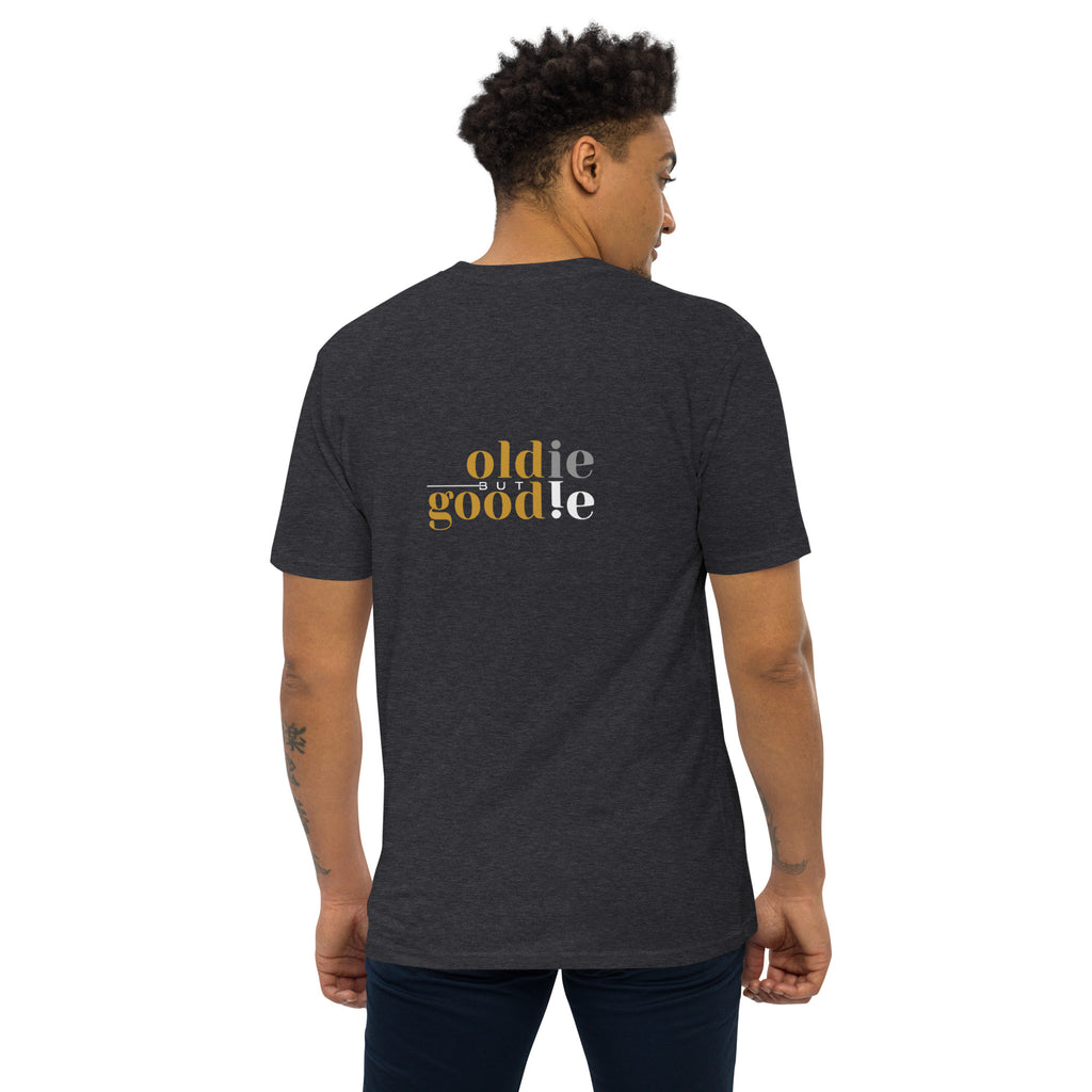 Oldie but Goodie Men’s premium heavyweight tee