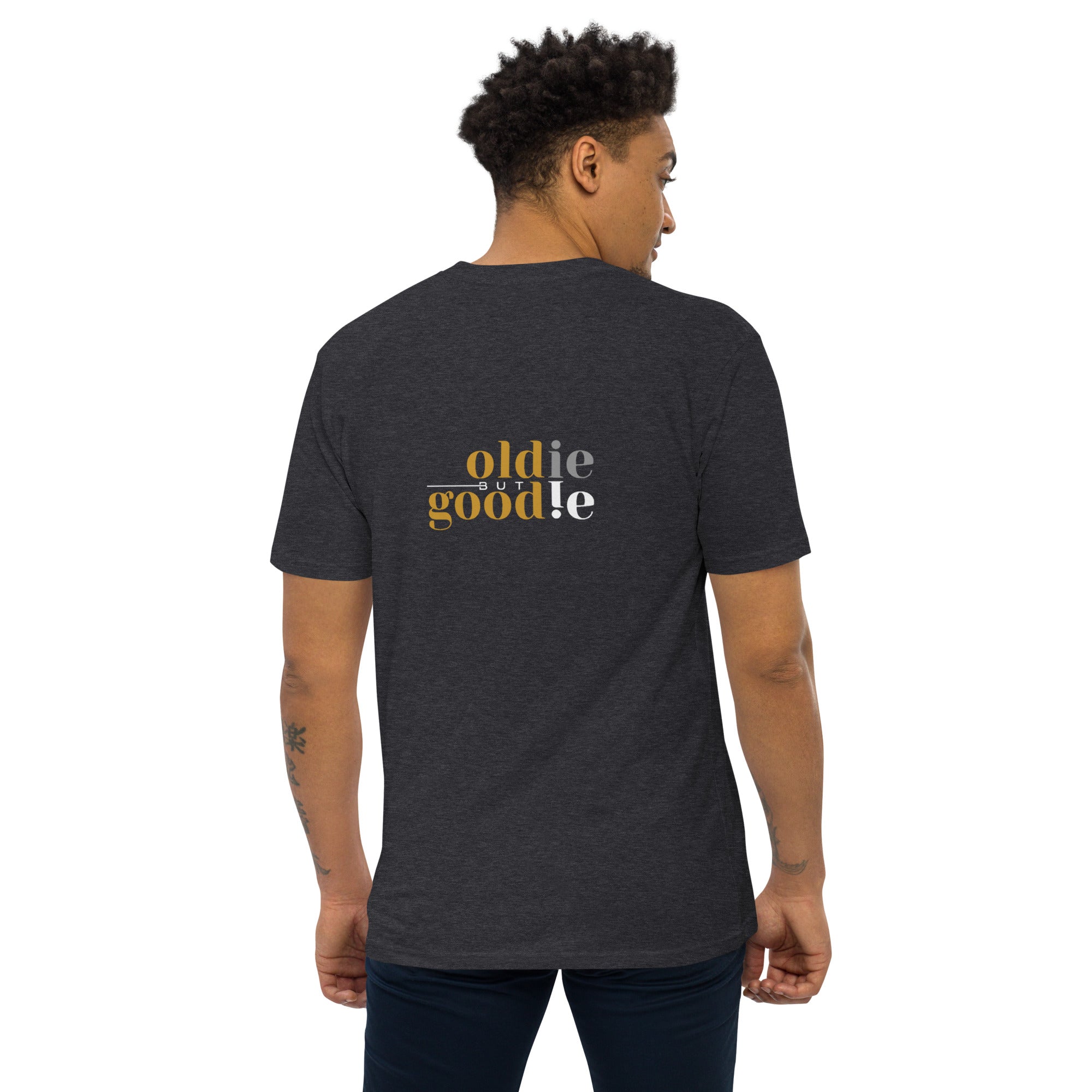 Oldie but Goodie Men’s premium heavyweight tee