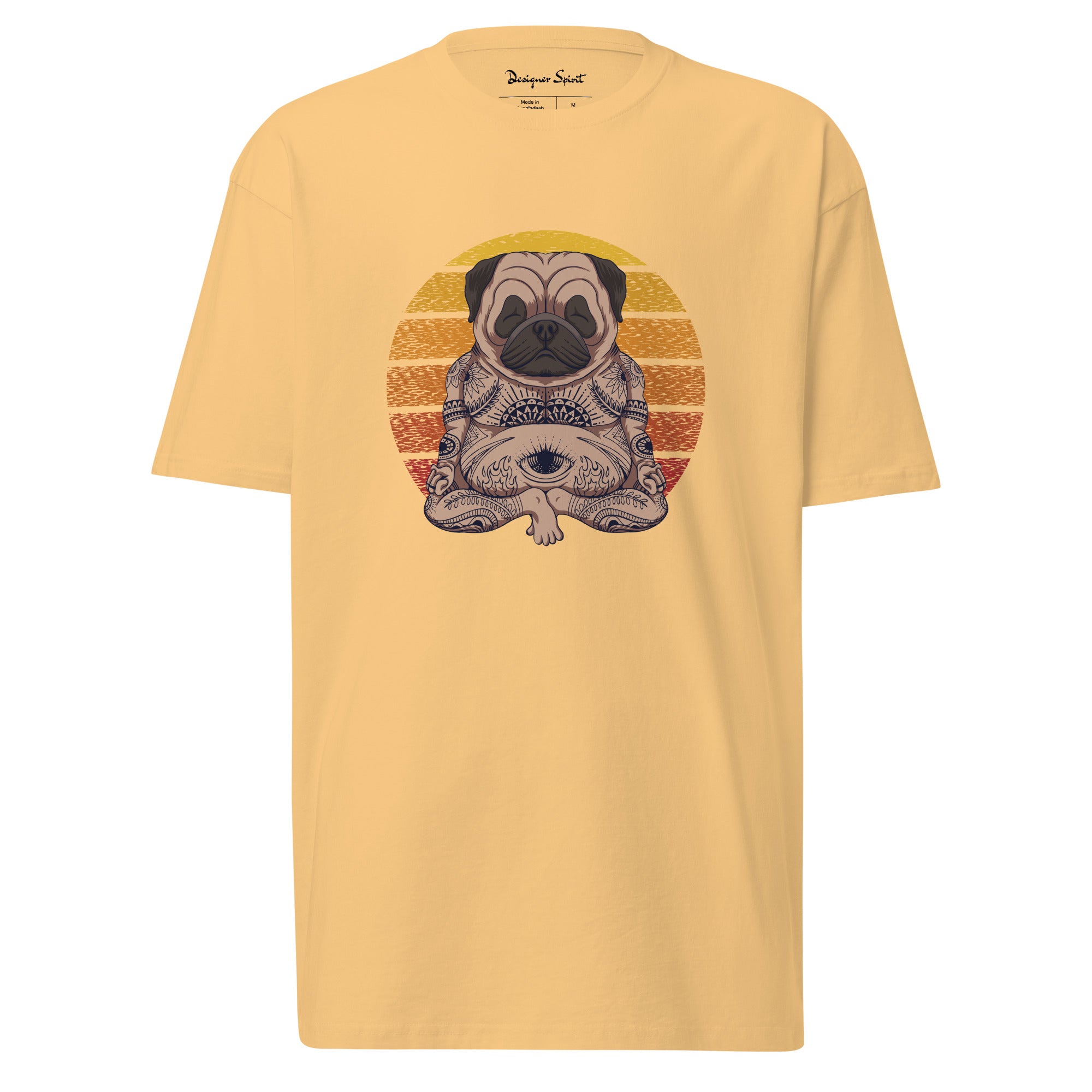 Meditation Dog Premium heavyweight tee