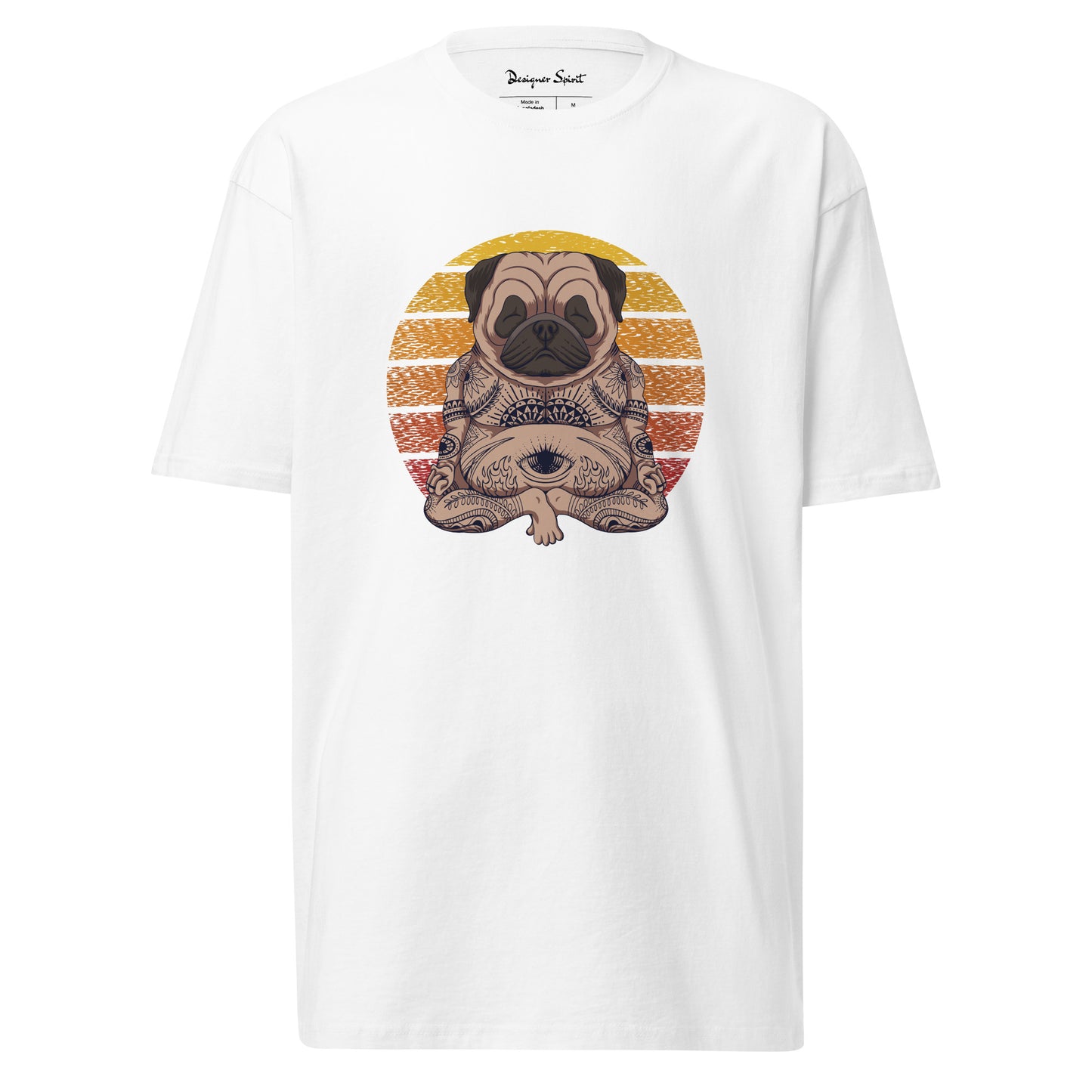 Meditation Dog Premium heavyweight tee