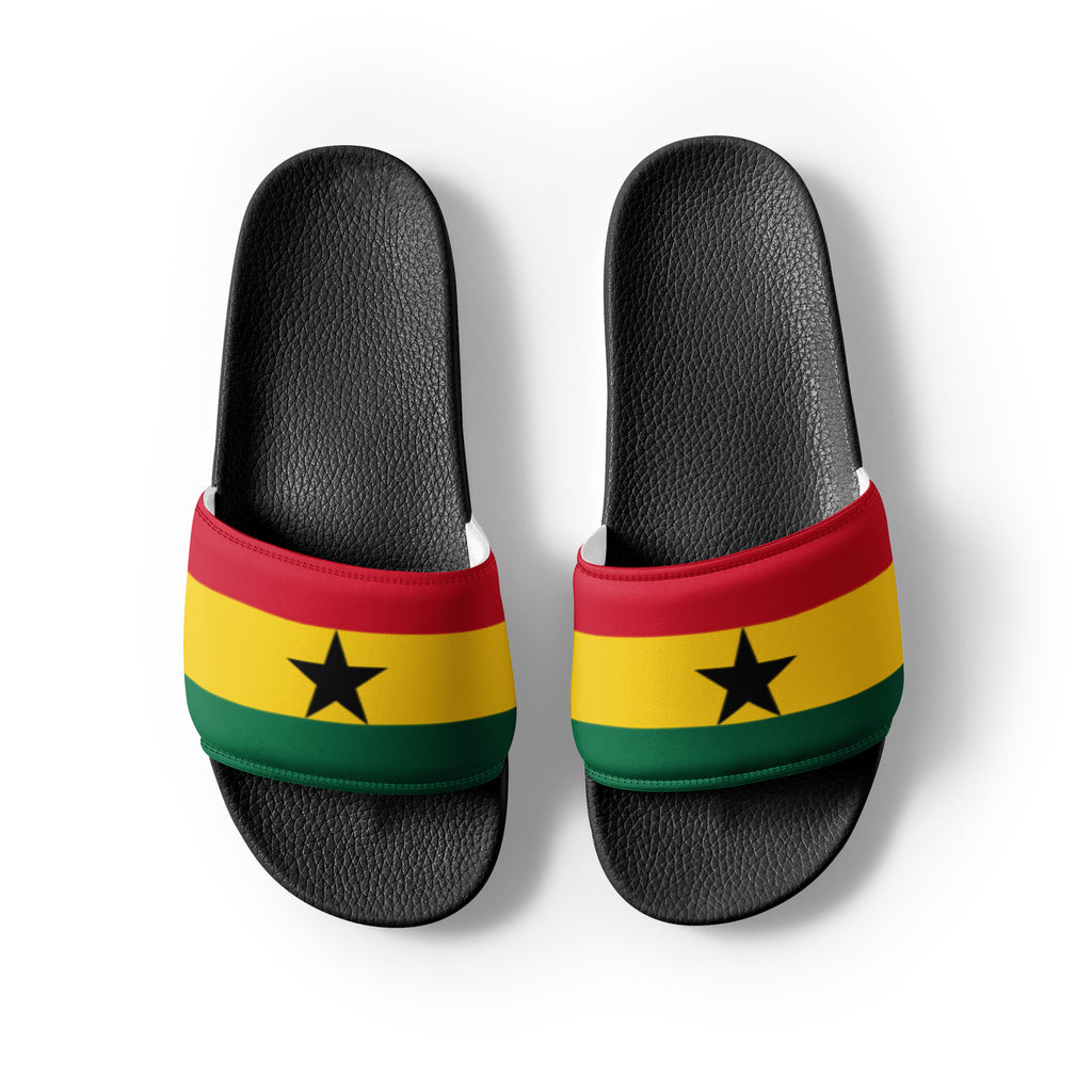 Ghanian Flag Men's Slides
