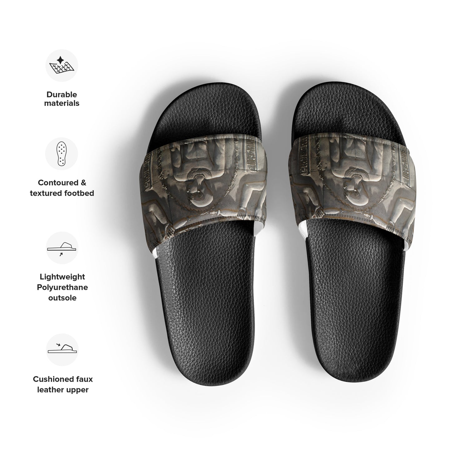 Egyptian Print Men's Slides