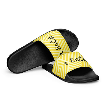 Teach Print Men's Slides