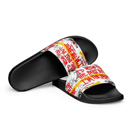 I'm The Best Print Men's Slides