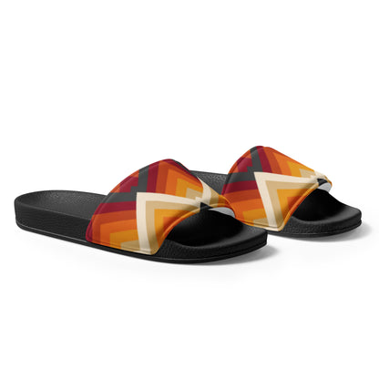 Multi Color Tri Print Men’s Slides