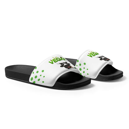 I Am Vegan Men's Slides