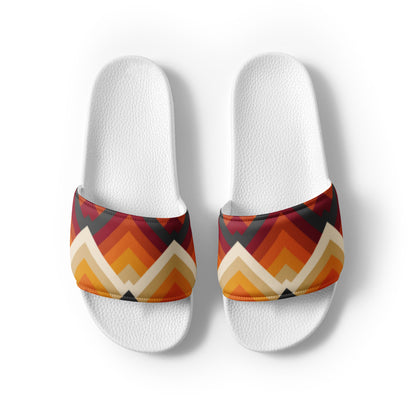 Multi Color Tri Print Men’s Slides