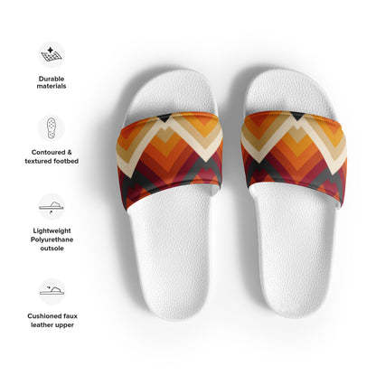 Multi Color Tri Print Men’s Slides