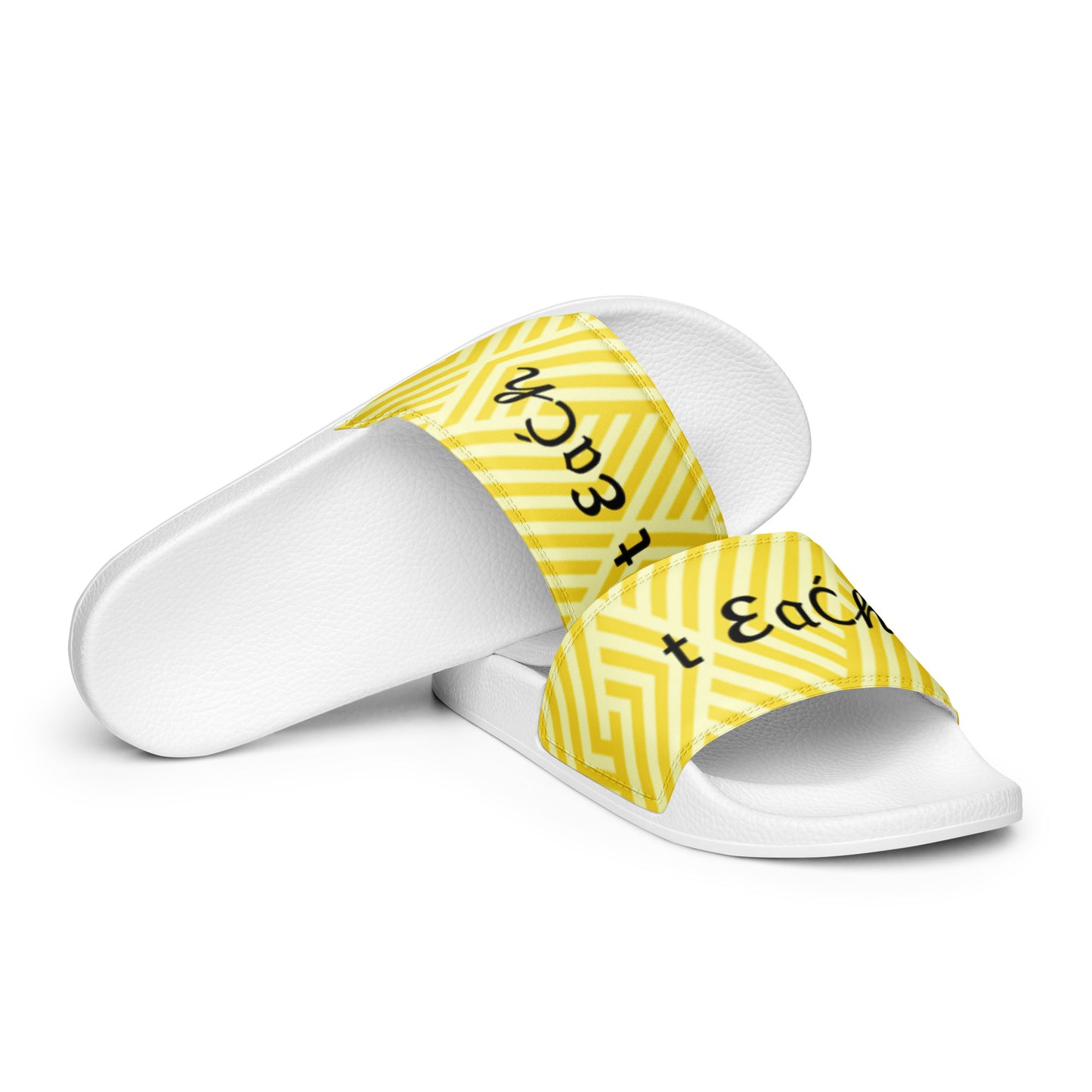 Teach Print Men's Slides