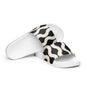 Black & White Geo Print Men's Slides