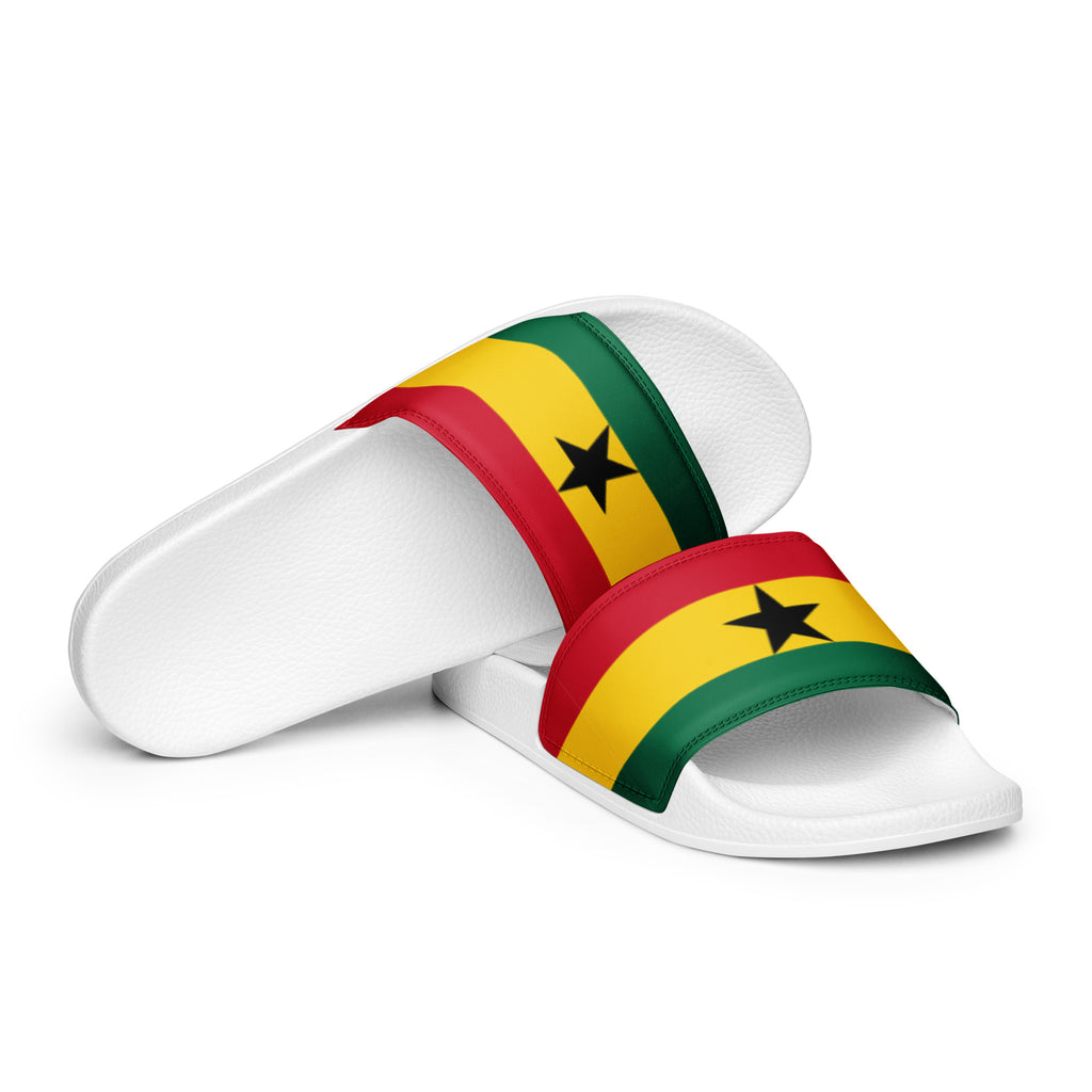 Ghanian Flag Men's Slides
