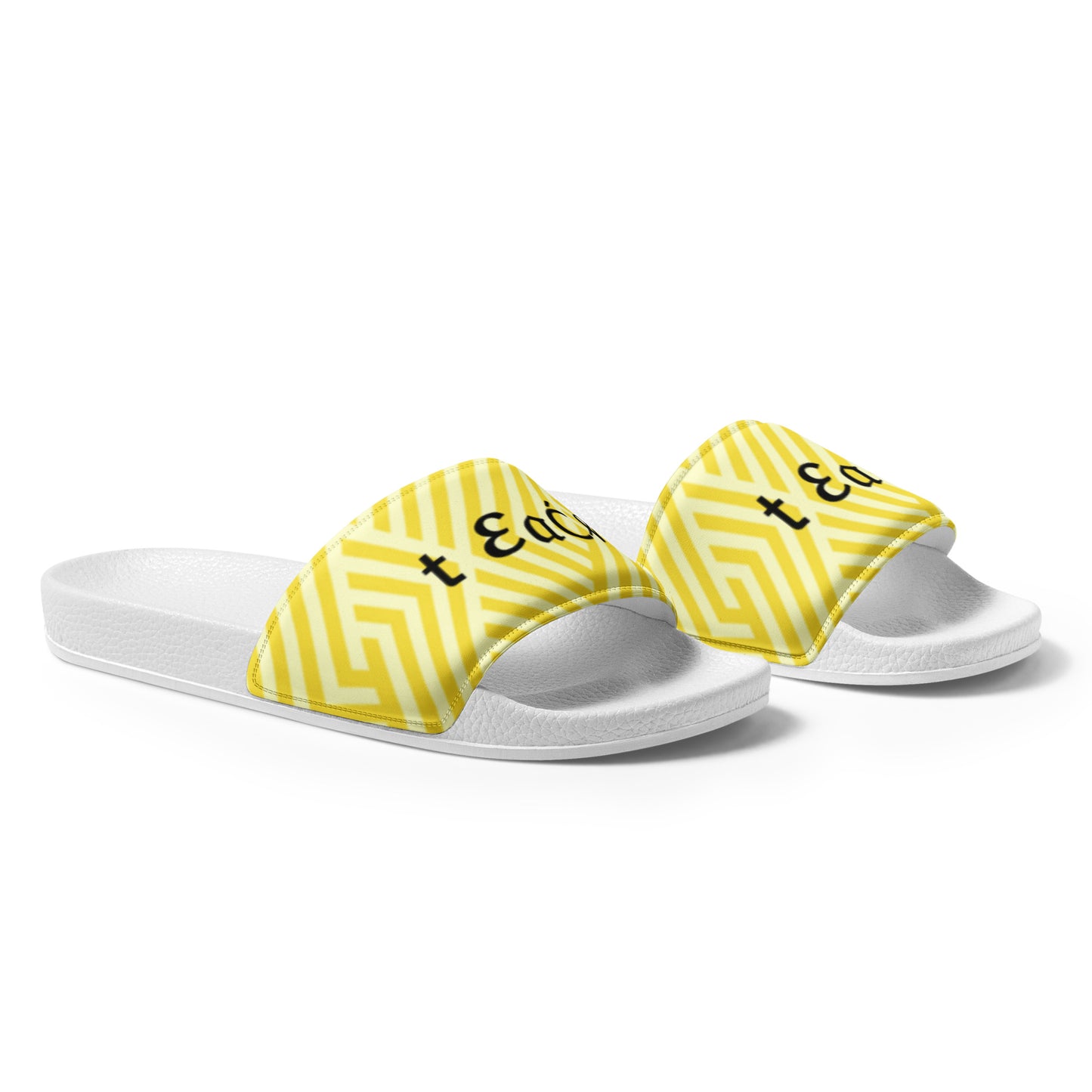 Teach Print Men's Slides