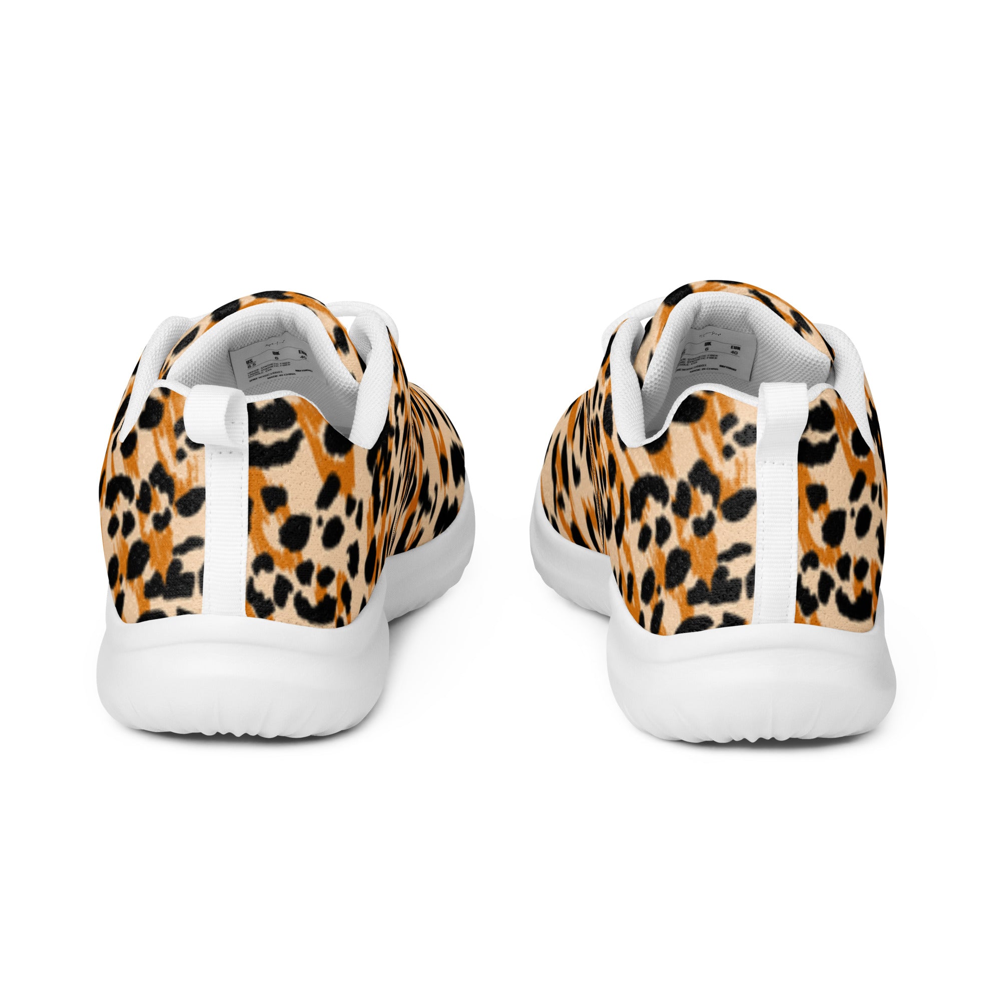 Cheetah Print Women's Athletic Sneakers