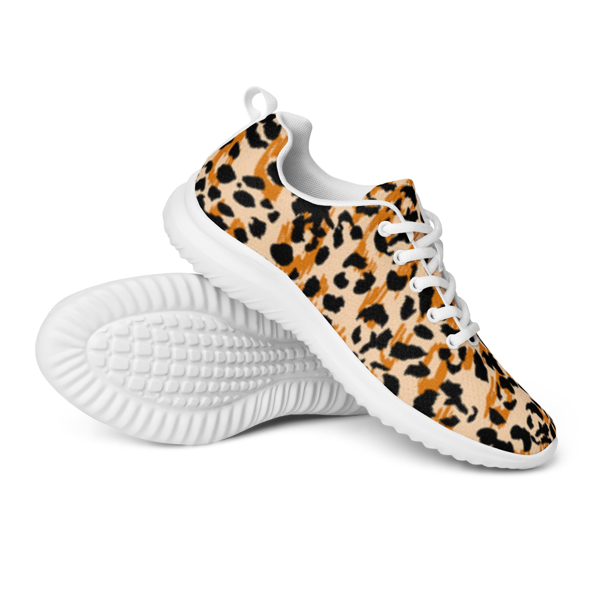 Cheetah Print Women's Athletic Sneakers
