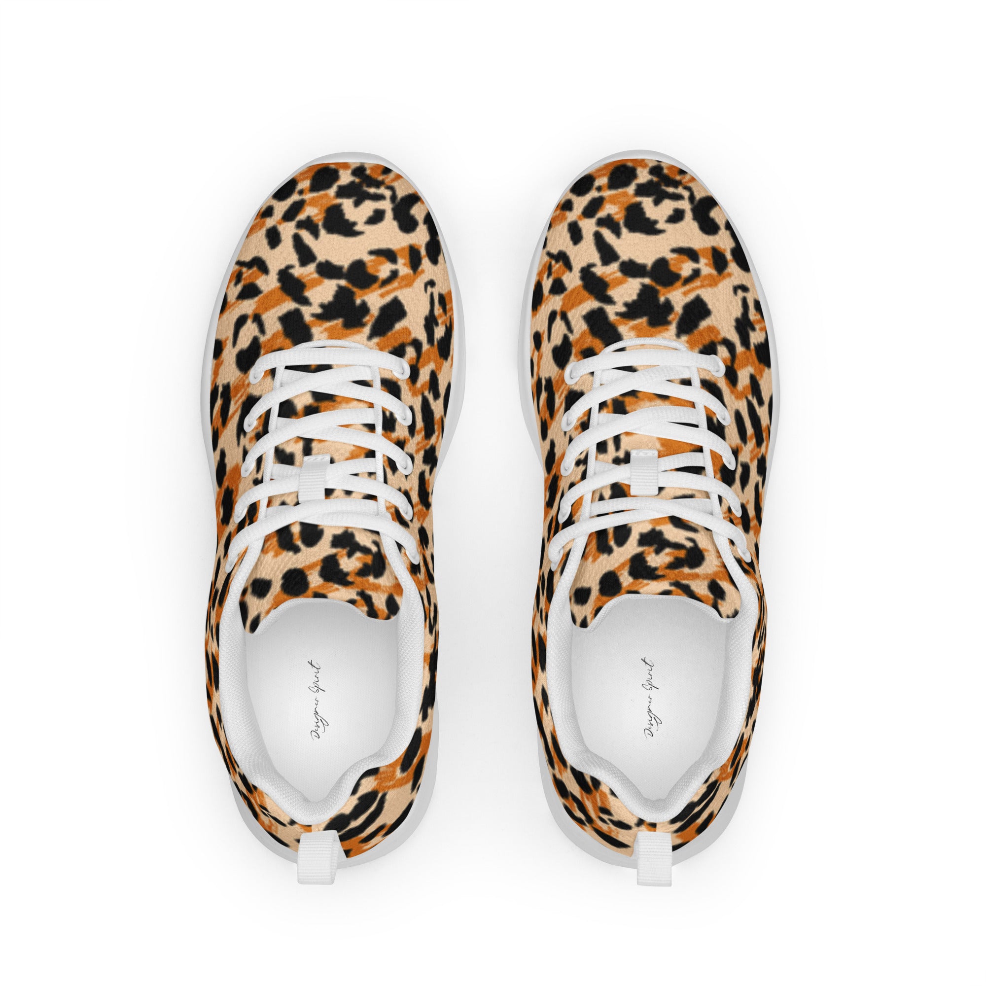 Cheetah Print Women's Athletic Sneakers
