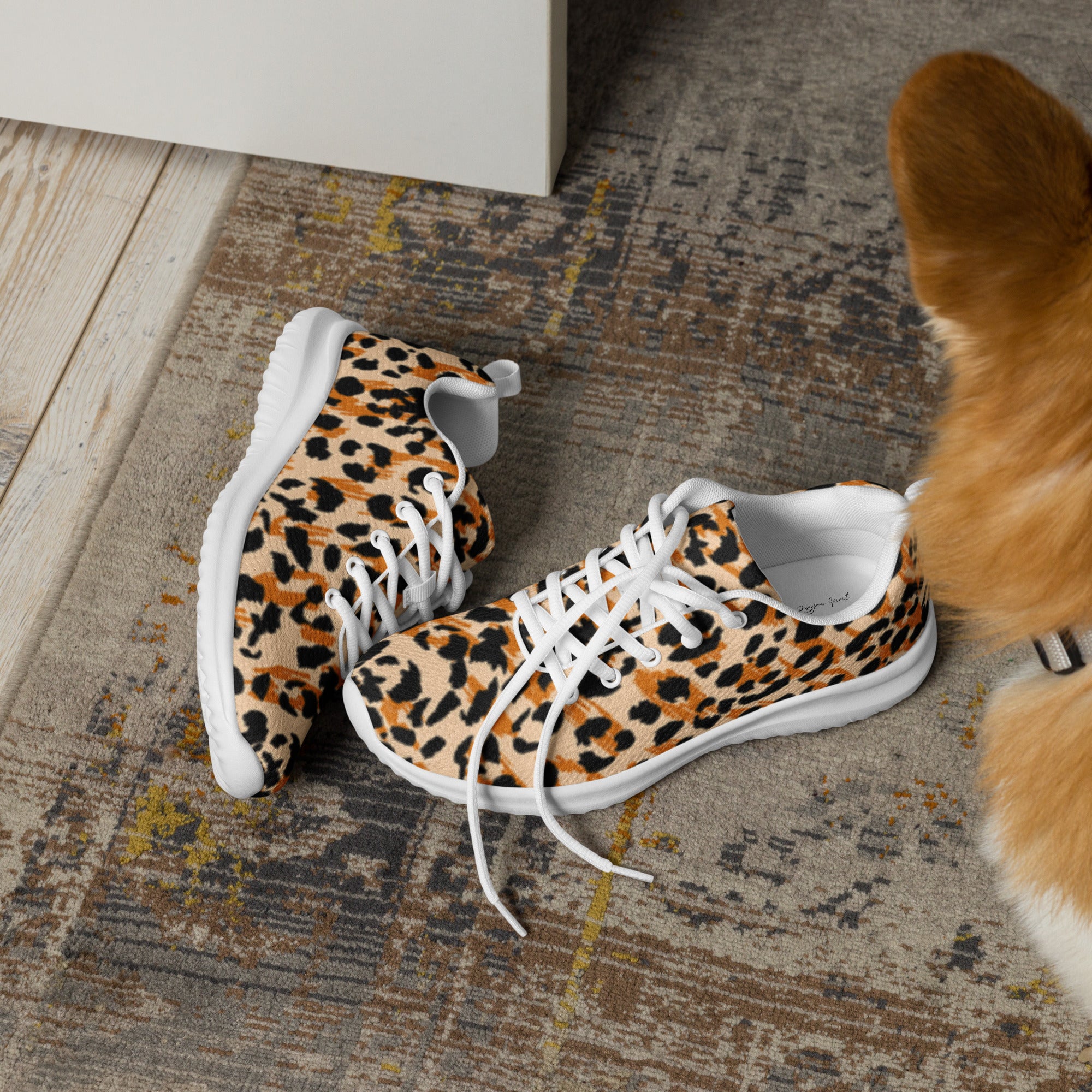 Cheetah Print Women's Athletic Sneakers