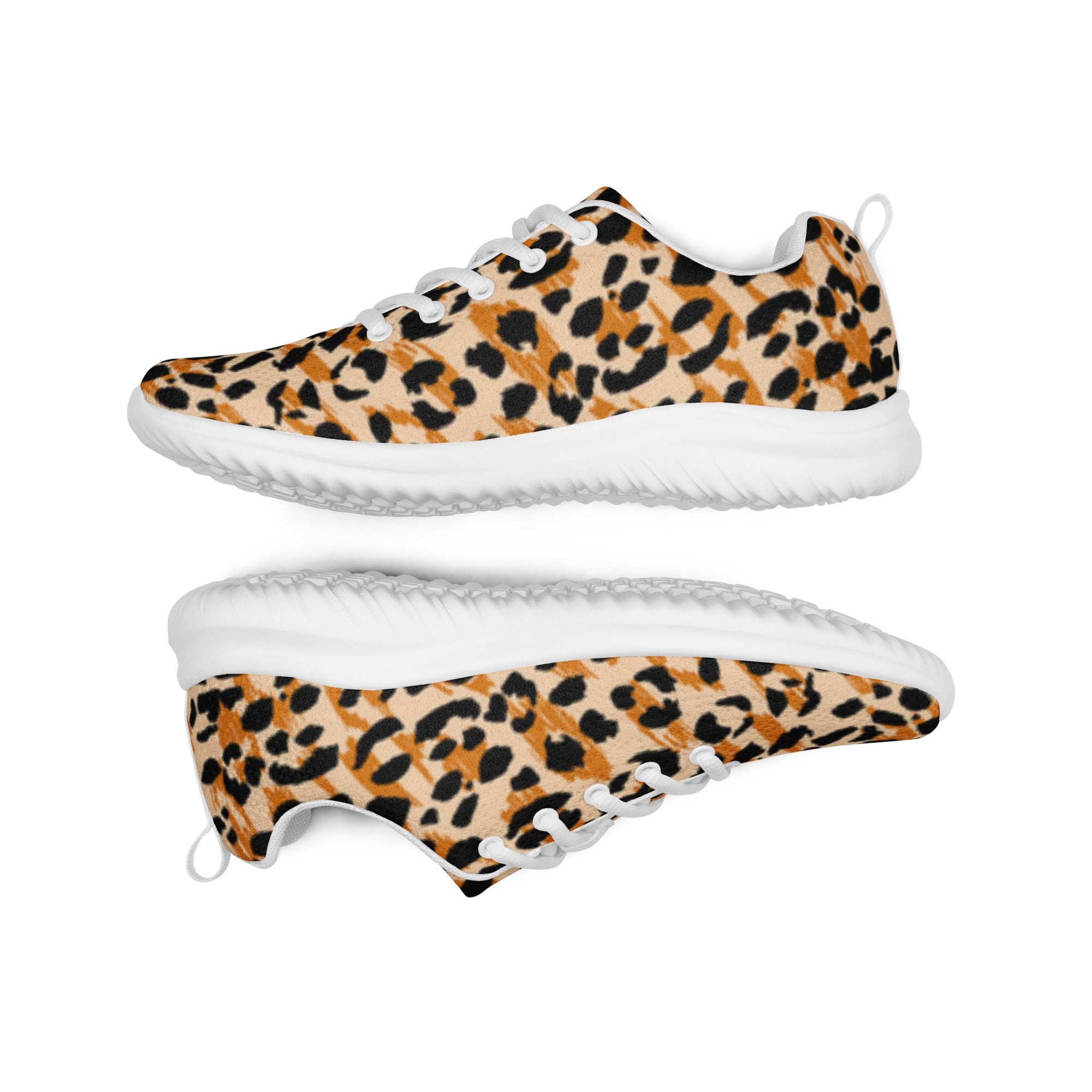 Cheetah Print Women's Athletic Sneakers