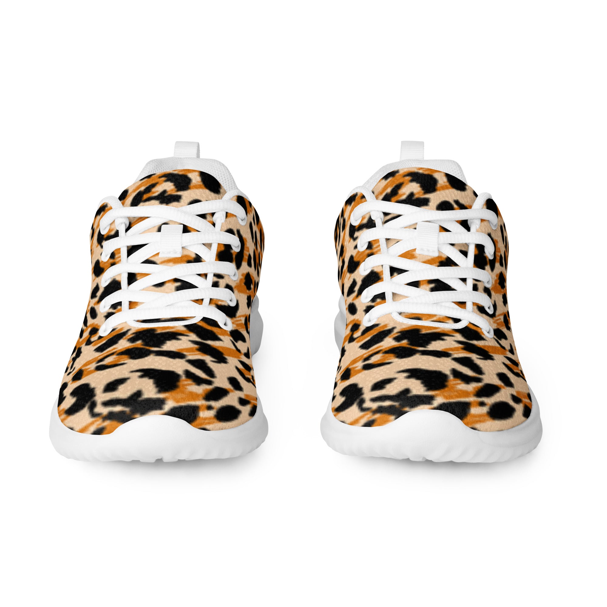 Cheetah Print Women's Athletic Sneakers