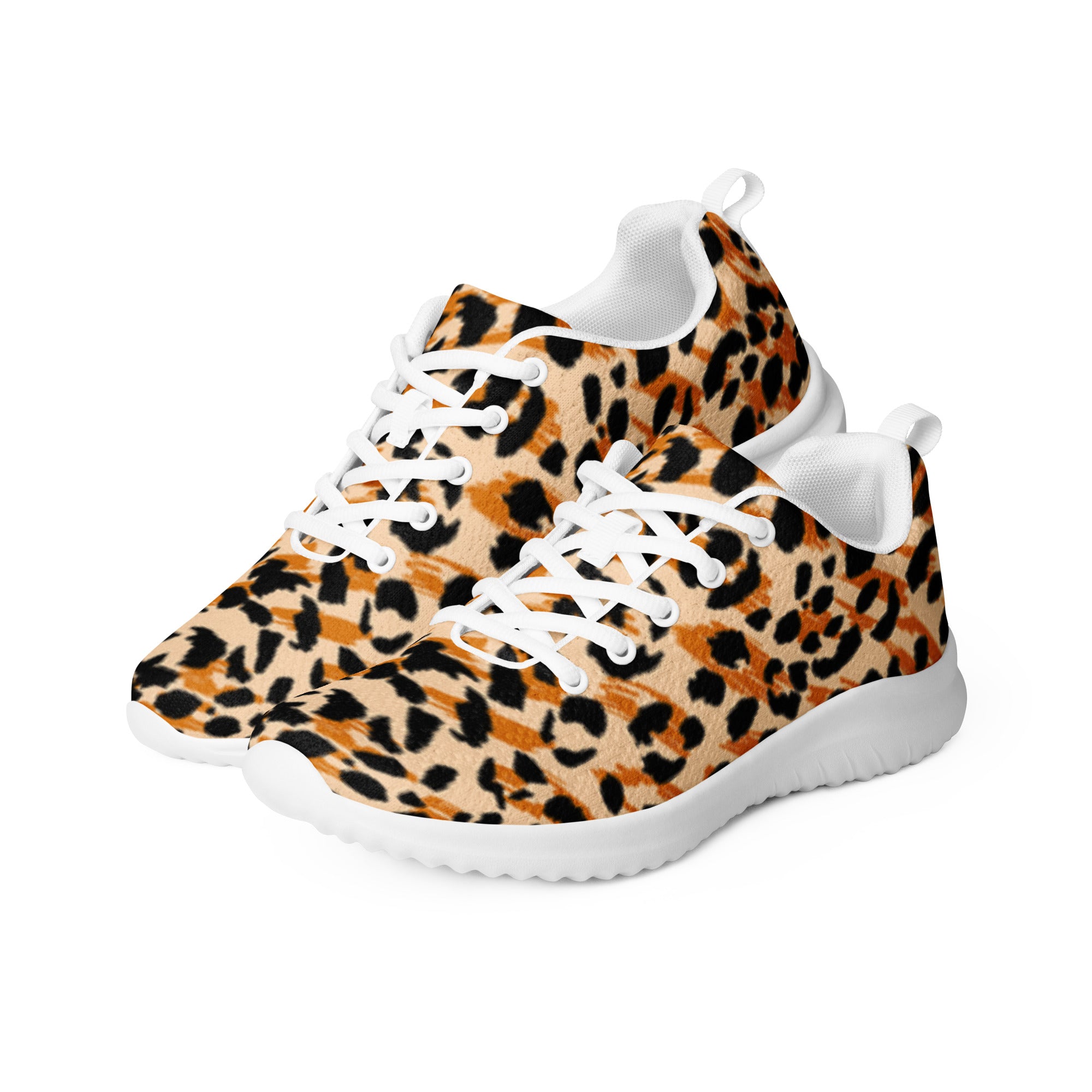 Cheetah Print Women's Athletic Sneakers