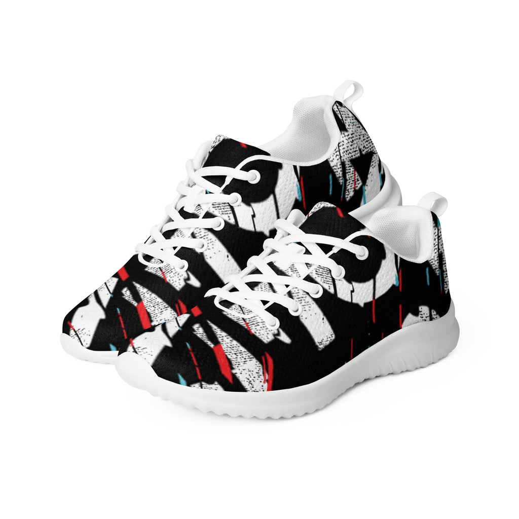 Graphic Print Athletic Sneakers
