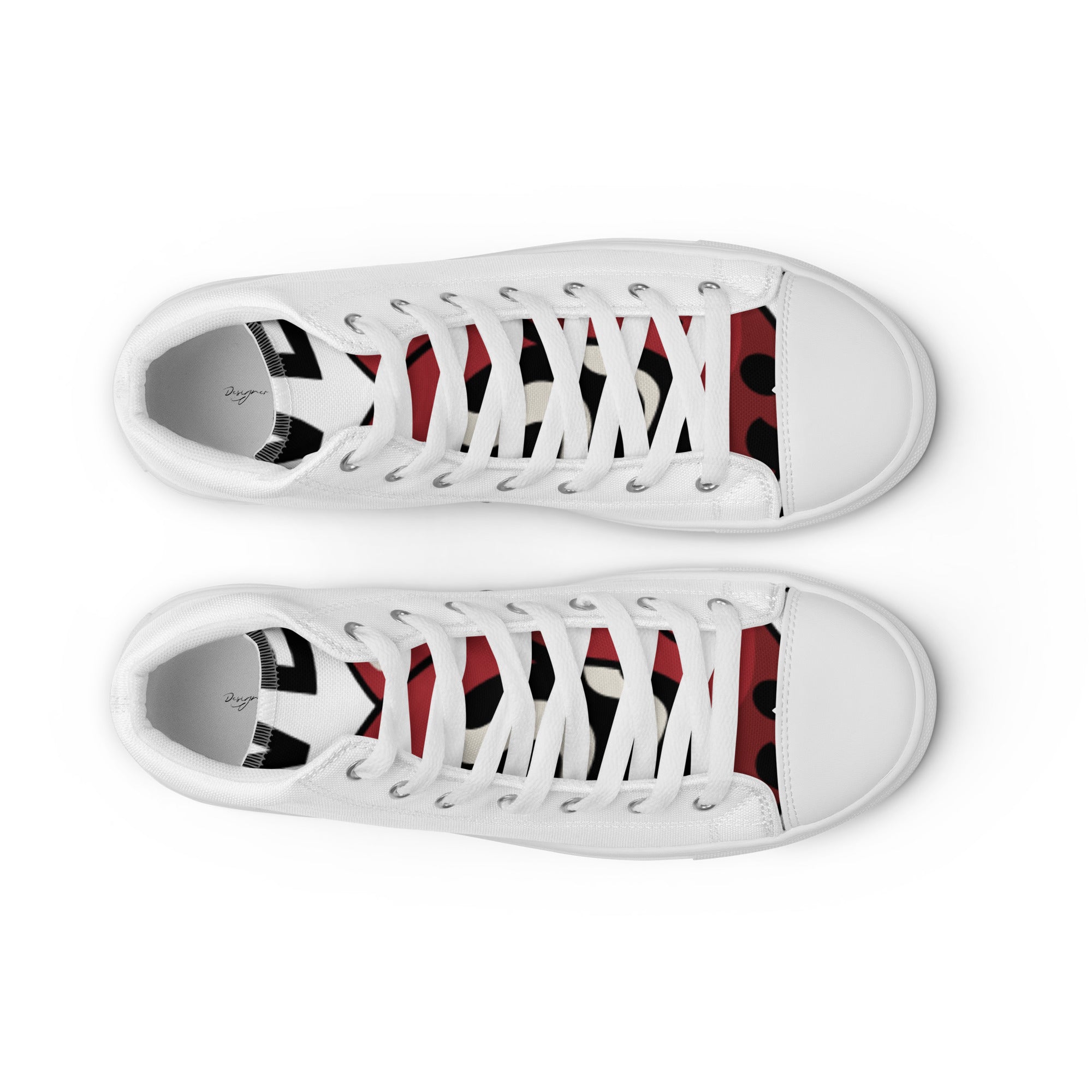 Love is Blind High Top Canvas Sneakers