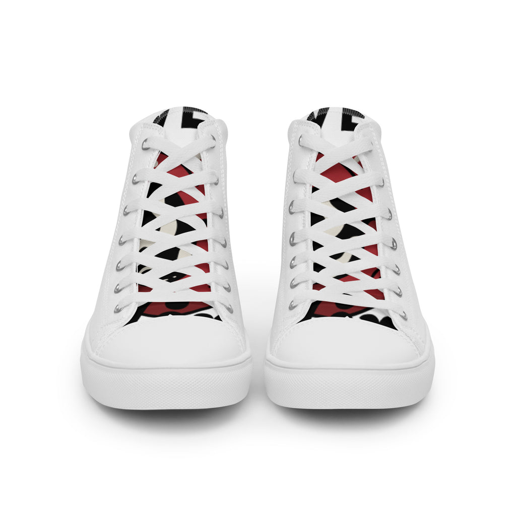 Love is Blind High Top Canvas Sneakers