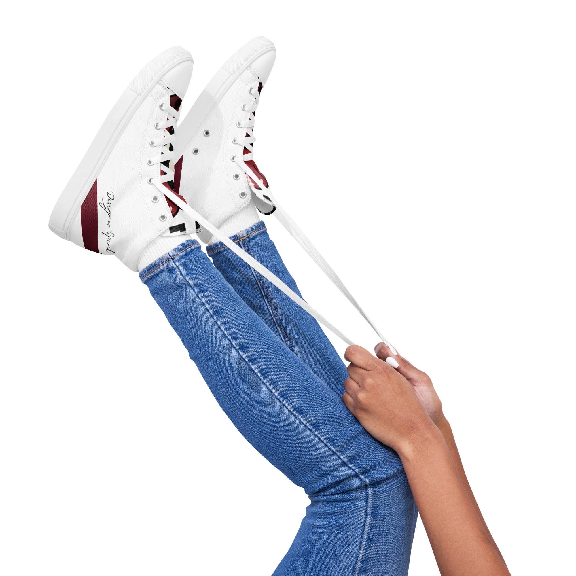 Love is Blind High Top Canvas Sneakers