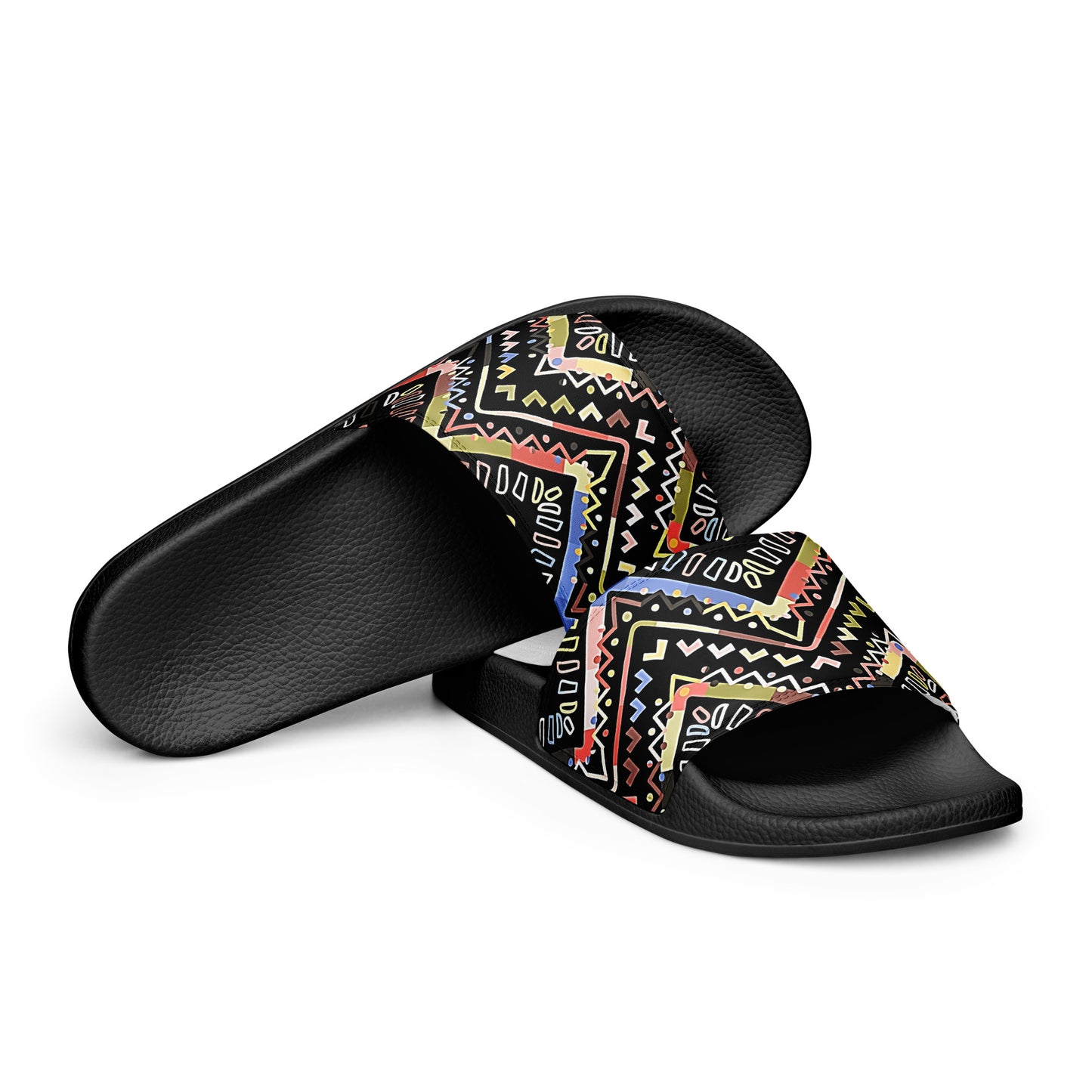 Zig Zag Print Women's Slides