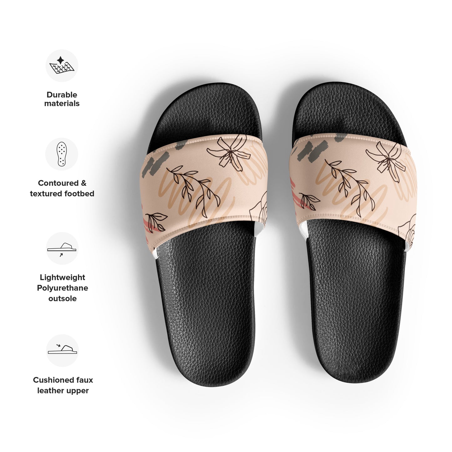 Pastel Floral Women's Slides