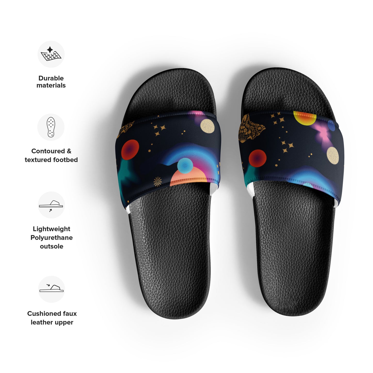 Night Sky Print Women's Slides