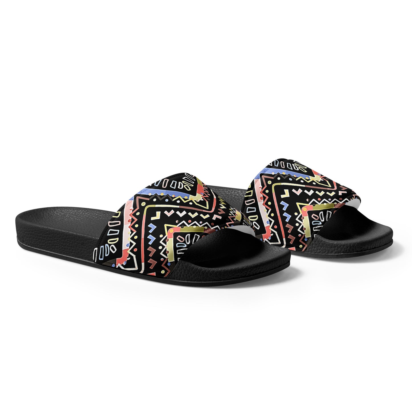 Zig Zag Print Women's Slides