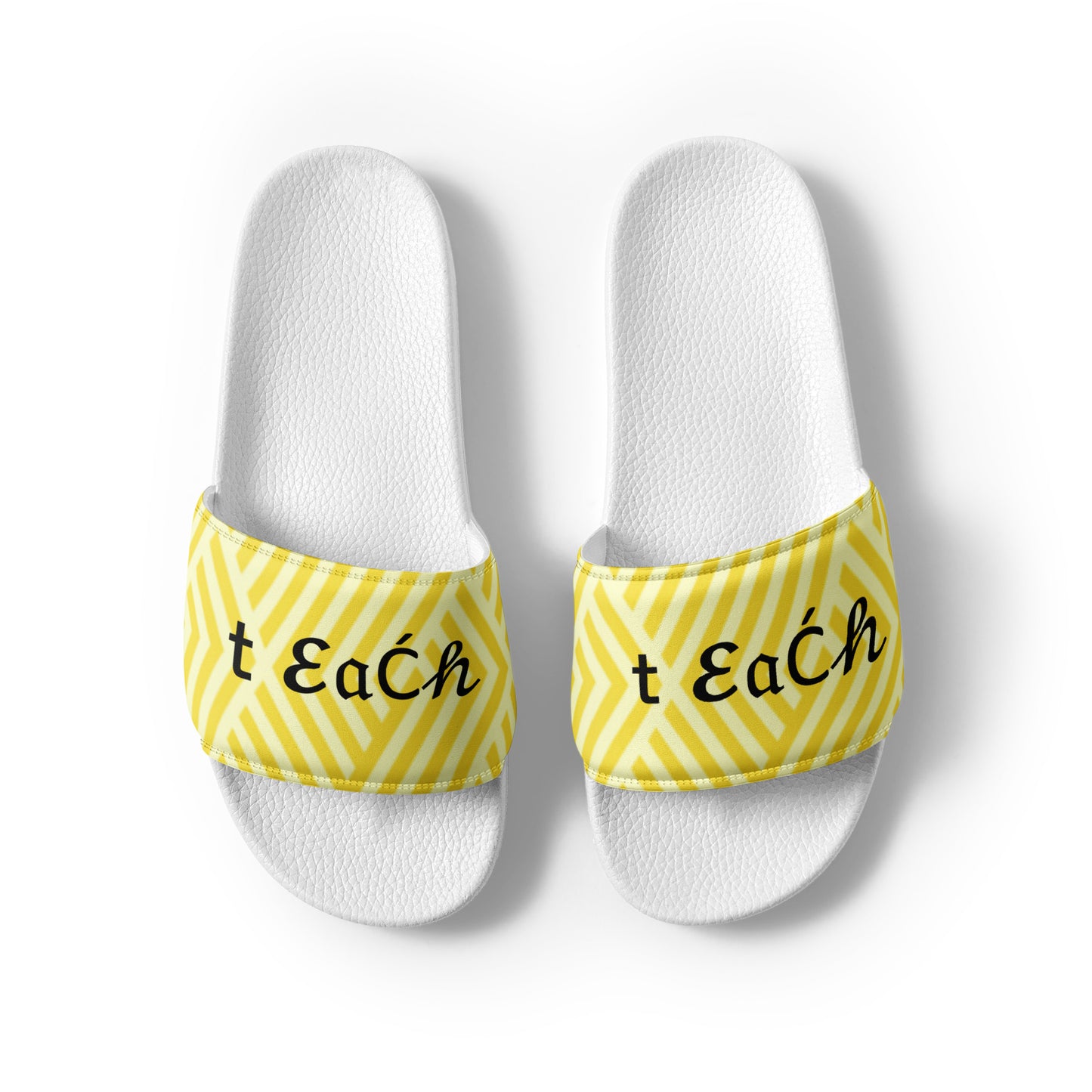 Teach Print Women's Slides