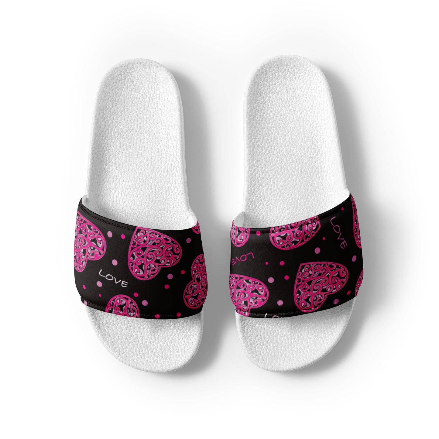 Love Print Women's Slides