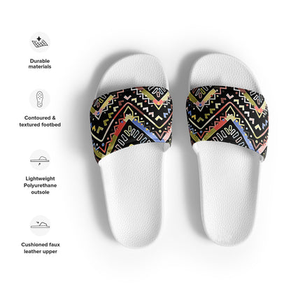 Zig Zag Print Women's Slides