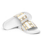 Black & Gold Butterfly Women's Slides