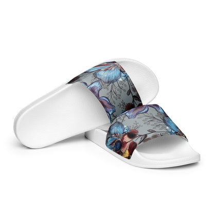 Floral Watercolor Women's Slides