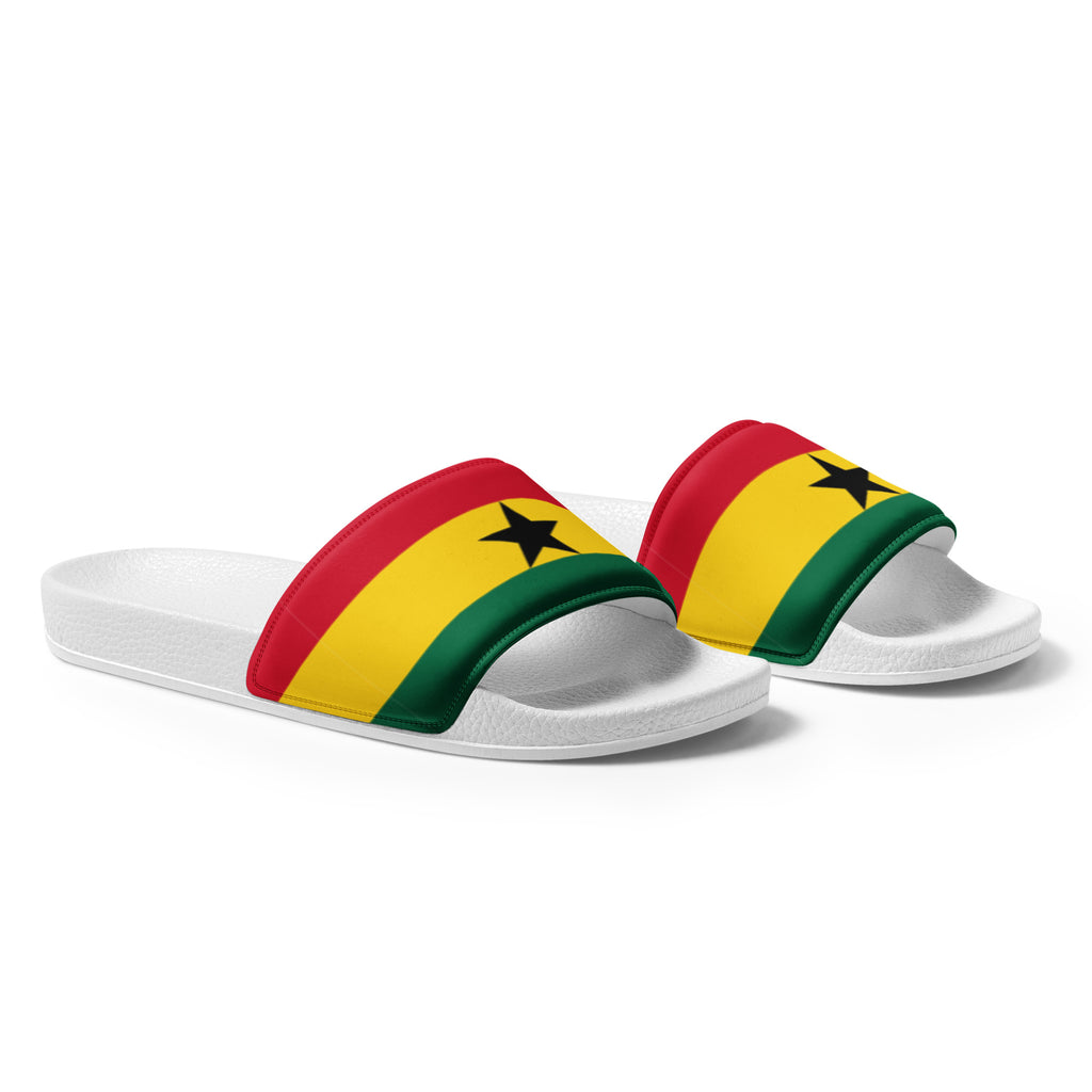 Ghanian Flag Women's Slides