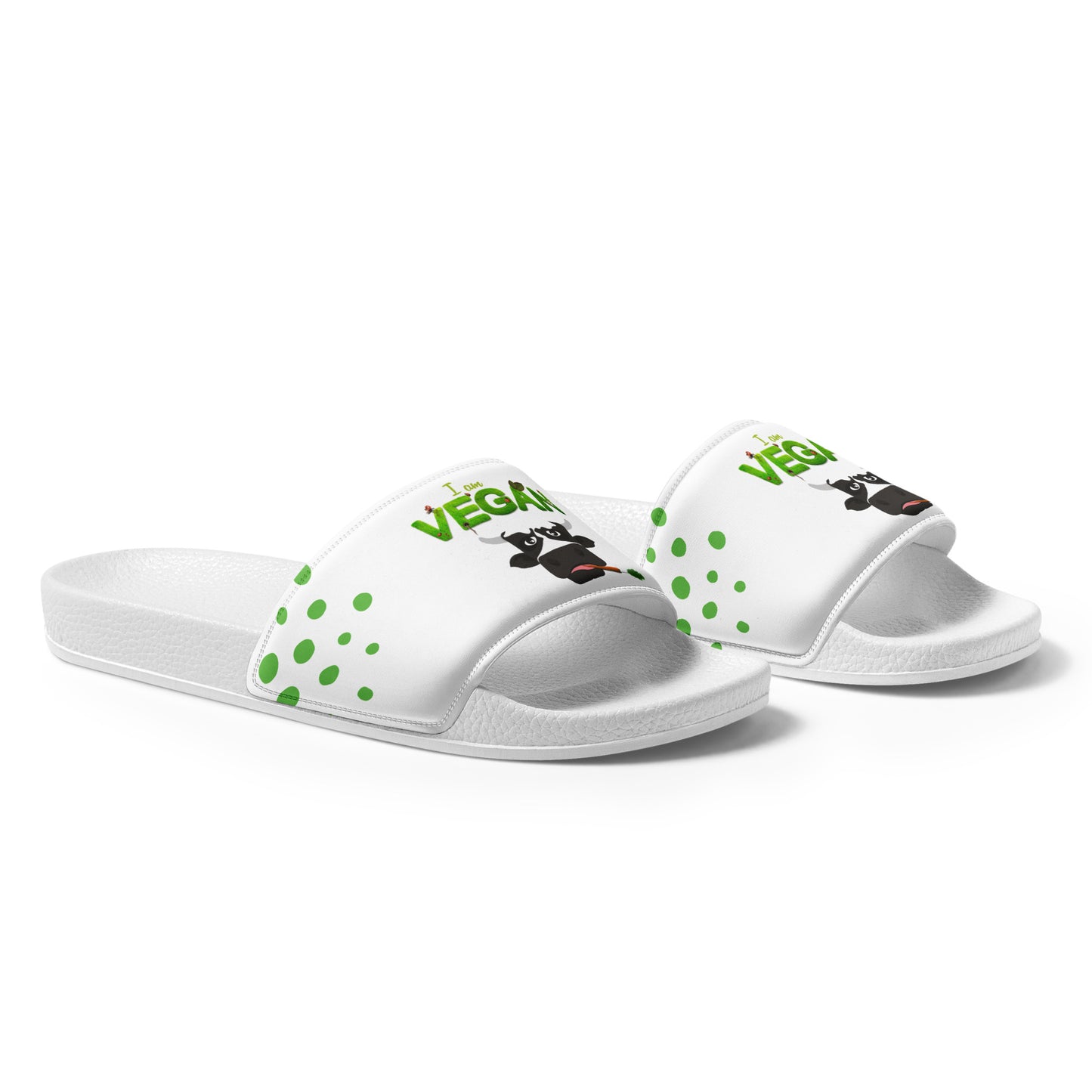 I Am Vegan Women's Slides